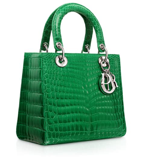 sac lady dior vert
